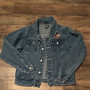 Boys Denim Harley Davidson Jacket